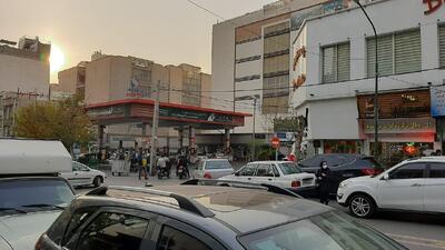 عکس | وضعیت کنونی پمپ بنزین خیابان پاسداران