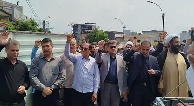 محکومیت جنایات رژیم صهیونیستی در آستانه اشرفیه
