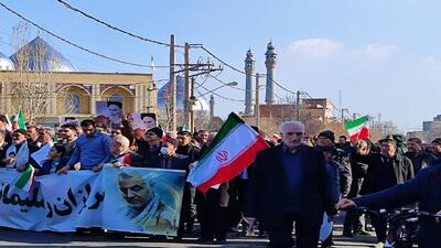 راهپیمایی مردم همیشه در صحنه شهر دارالمومنین خوی 