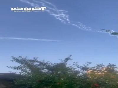 درگیری پدافند هوایی با اهداف متخاصم در آسمان شبستر آذربایجان‌ شرقی