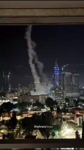 لحظه اصابت موشک ایران به مقر وزارت دفاع اسرائیل (۲۳ خرداد ۱۴۰۴)