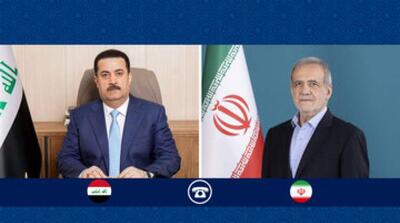 تماس تلفنی پزشکیان با نخست وزیر عراق - مردم سالاری آنلاین