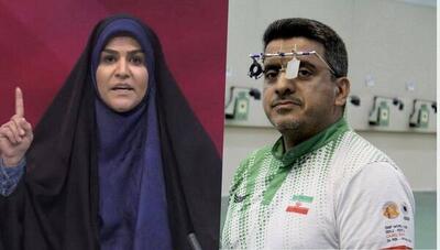 جوادفروغی مدال جهانی‌اش را به سحر امامی تقدیم کرد