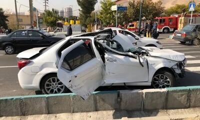 ۵ فوتی و ۳ مصدوم در اثر تصادف رانندگی در جاده اردبیل