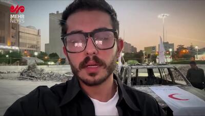 واکنش ارسلان قاسمى بازیگر سینما به جنایات و حمله رژیم صهیونیستى به آمبولانس هلال احمر + فیلم