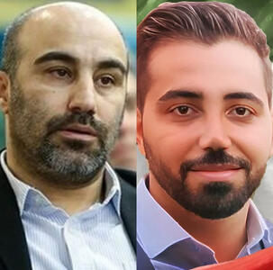 گریه بی‌امان محسن تنابنده بر پیکر برادرزاده شهیدش + فیلم