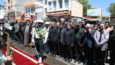 پیکر پاک شهید وطن در شهرستان نیر تشییع شد