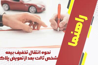 نحوه انتقال تخفیف بیمه شخص ثالث بعد از تعویض پلاک ۱۴۰۴