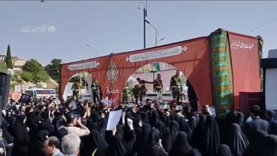 بدرقهٔ فرزندان وطن در خرم‌آباد + فیلم