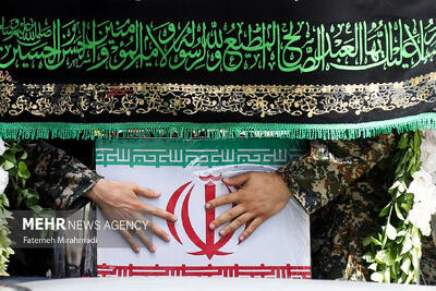 تشییع پیکر شهید پاسدار شهید محمد قبادی