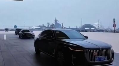 تصاویری اسکورت وزیر دفاع ایران در چین