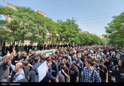 تشییع باشکوه پیکر شهید علی عباسی در رباط کریم + تصویر - تسنیم