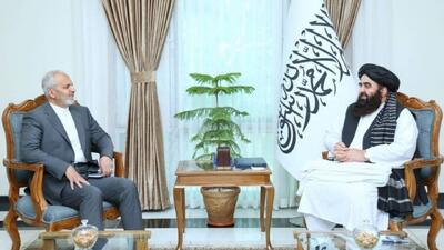 دیدار متقی با سرپرست سفارت ایران در کابل