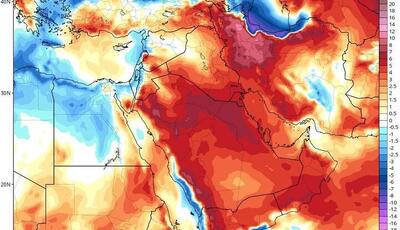 رگبار و رعد و برق در استان‌های مرکزی کشور