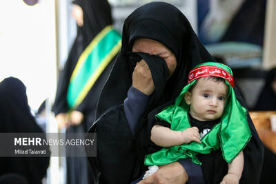 مراسم «شیرخوارگان حسینی» در فومن