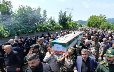 تشییع پیکر شهیده «پوراندخت سعادت نژاد» در تالش