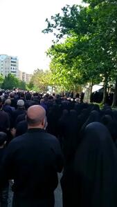 تشییع شهید والی زاده و شهید حکیمی در شهرک شهید محلاتی + فیلم
