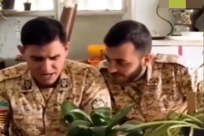 آواز احساسی؛ سرباز ایرانی یاناریم خوند قیافشو نبینی فک میکنی خود تاتلیس داره میخونه