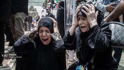 تشییع پیکر شهدای حملات رژیم اشغالگر صهیونیستی به تهران - ۲