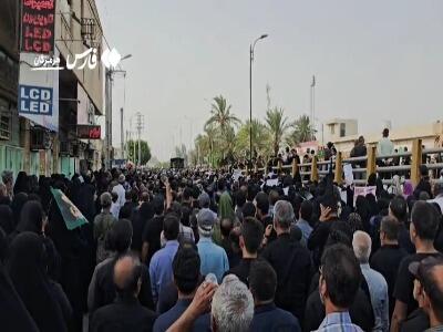 وداع باشکوه بندرعباس با شهید آذربادگان