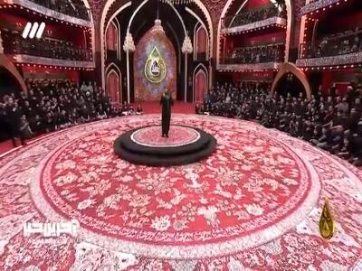نوحه‌خوانی دلنشین مداح نوجوان در دومین شب محرم حسینیه معلی