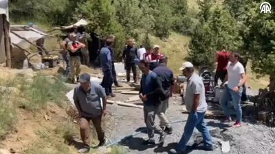 حادثه مرگبار در معدن سنگ استان ارزروم؛ سه کارگر جان باختند