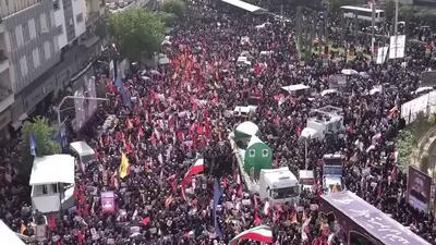 گزارش سی ان ان ترک از تشییع شهدا؛ تهران در سوگ ۶۰ مقام و دانشمند کشته‌شده در حملات اسرائیل