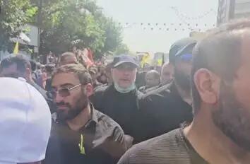 چهره جدید قالیباف با ماسک و کلاه در مراسم تشییع شهدای جنگ ایران و اسرائیل+فیلم