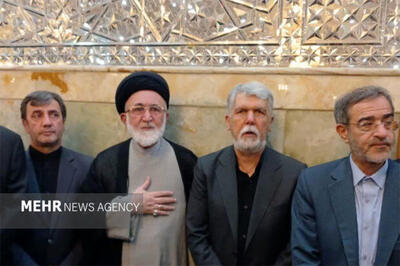 حضور صالحی در مراسم خاکسپاری پیکر مطهر شهید طهرانچی