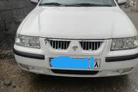 مزایده خودرو یک دستگاه  سمند LX EF7  رنگ : سفید  مدل : 91