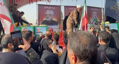 پخش زنده شبکه «المیادین» از تشییع «شهدای اقتدار» | جهان نیوز