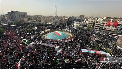 تصویری غم‌انگیز از تابوت کودکان خردسال شهید در جنگ 12 روزه+فیلم