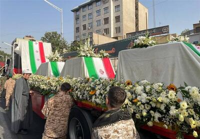 عکس | آماده شدن آرامگاه سرداران شهید محمدحسین باقری و شهید محرابی در قطعه ۲۴ گلزار شهدای بهشت زهرا