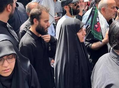 حضور فرزندان سردار سلیمانی در مراسم تشییع شهدا | رویداد24