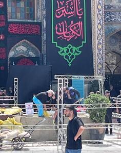 آماده‌سازی تعدادی از قبور شهدا در امام‌زاده صالح