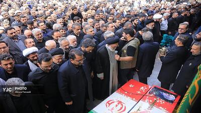 تشییع پیکر شهید طهرانچی در حرم حضرت عبدالعظیم حسنی (ع)