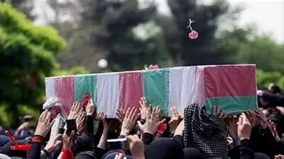 برگزاری مراسم وداع با شهید والامقام سید مصطعی میرغفاری در مشکین دشت + فیلم
