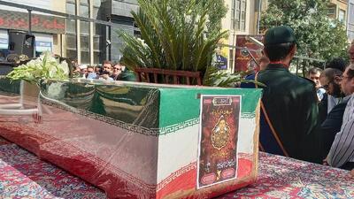 تشییع باشکوه شهید مدافع وطن در سنندج