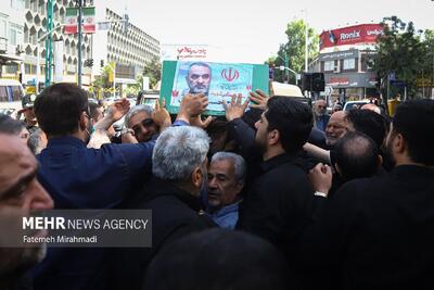 مراسم تشییع پیکر سردار شهید حاج محمدحسن محقق
