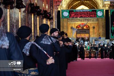 عزاداری عاشقان حسین(ع) در بین‌الحرمین