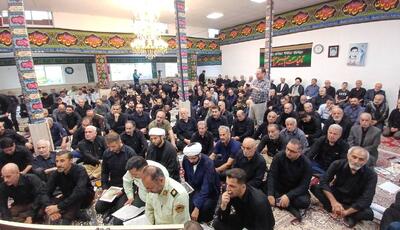 مراسم سومین روز خاکسپاری شهید حمیدرضا فلاحی در سنگر