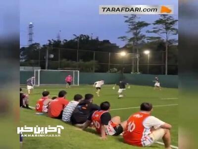 نیمار و نمایش تکنیک و مهارت‌های فردی در فوتبال 5 نفره