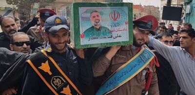 ورود پیکر دادستان شهید علی قناعت‌کار به حرم مطهر حضرت فاطمه معصومه (س) (فیلم)