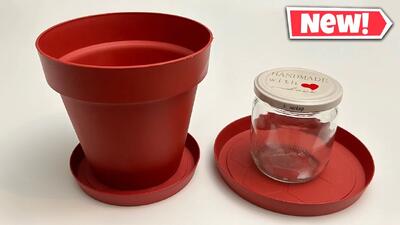 خلاقیت با گلدان های پلاستیکی و شیشه ای!