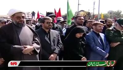 سخنرانی دختر شهید شادمانی؛ پدر سال‌ها در پی شهادت بود