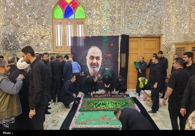 پیکر شهید‌ سلامی ‌در حرم عبدالعظیم‌ آرام گرفت