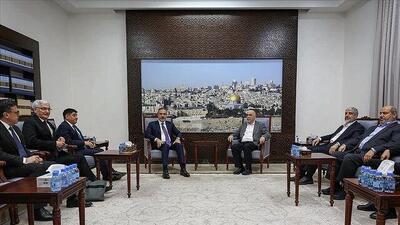 دیدار هیاتی از حماس با رییس اطلاعات ترکیه