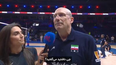 صحبت‌های روبرتو پیاتزا بعد از بازی تیم ملی والیبال ایران و هلند