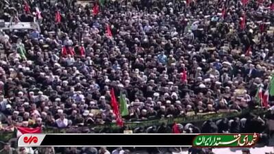 تصاویری از مراسم پرشور تشییع و تدفین پیکر سپهبد شهید علی شادمانی در همدان | 8 تیر 1404