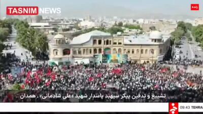 رجزخوانی دختر شهید شادمانی علیه رژیم اسرائیل